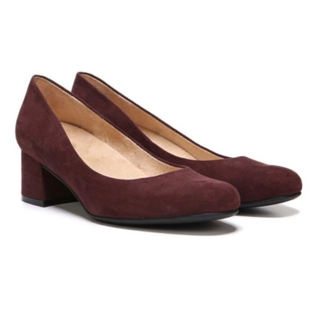 ✨Naturalizer Donelle Womens Maroon Solid Sz 8 Dress Heels✨